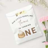 小中国の団子最初の誕生日パーティー フェイバーバッグ (封をした状態)