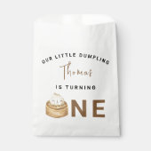 小中国の団子最初の誕生日パーティー フェイバーバッグ (正面)