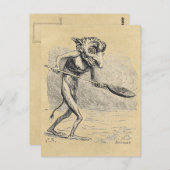 小人が大釜をかき混ぜる ポストカード (正面/裏面)