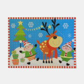 小人とトナカイ ドアマット (正面)