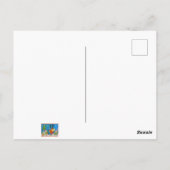 小人とトナカイ ポストカード (裏面)