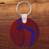 小人の女王のマトリアーカル キーチェーン (裏面)