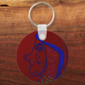 小人の女王のマトリアーカル キーチェーン (正面)