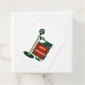 小人レッグメリークリスマスギフトラベルエンクロージャカー フェイバータグ (インサイチュ)