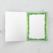 小人、ホリー、クリスマスツリー、SHARON SHARPE著 シーズンカード (内部)