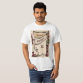 小人 – 季節の挨拶 Tシャツ (正面フル)