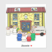 小人FP小児病院 シール (シート)