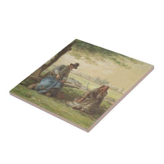 小作人の休息 タイル (側面)