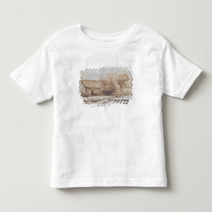 小作人の家との景色、1640年代 トドラーTシャツ