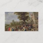 小作人メリー作り、c.1650 (キャンバスの油) 名刺 (裏面)