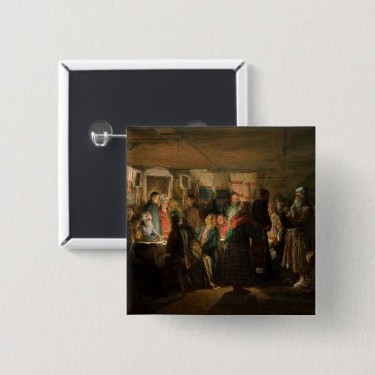 小作農の結婚式への魔術師の訪問 缶バッジ (正面&裏面)