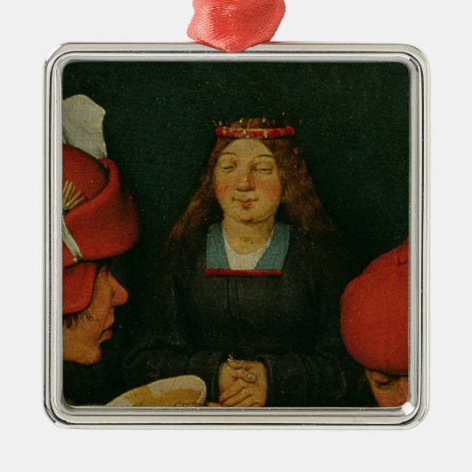 小作農の結婚式 メタルオーナメント (正面)