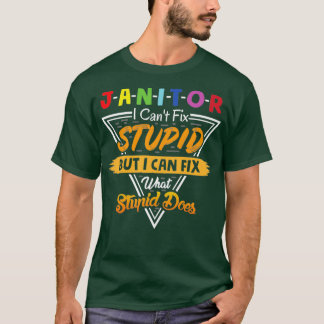 小使はバカを直せないがバカは何をする Tシャツ