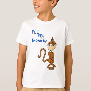 小便の小便猿 Tシャツ