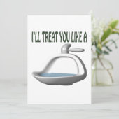 小便器 招待状 (スタンド正面)