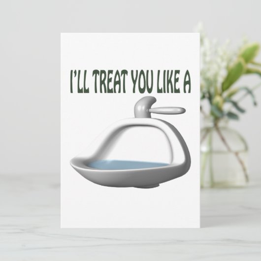 小便器 招待状 (スタンド正面)