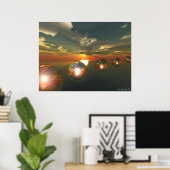 小便 ポスター (ホームオフィス)