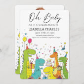 小僧が通り詰めている 招待状 (正面/裏面)