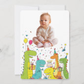 小僧が通り詰めている 招待状 (裏面)