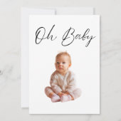 小僧が通り詰めている 招待状 (裏面)