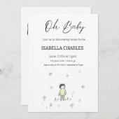 小僧が通り詰めている 招待状 (正面/裏面)