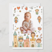 小僧が通り詰めている 招待状 (裏面)