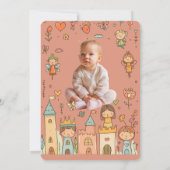 小僧が通り詰めている 招待状 (裏面)