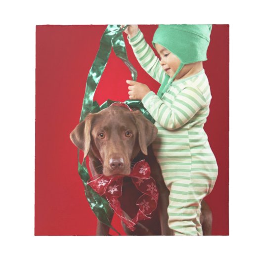 小僧飾は犬だ ノートパッド (正面)