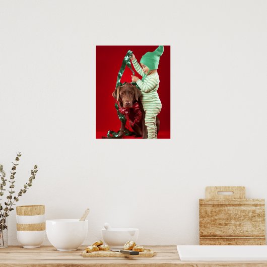 小僧飾は犬だ ポスター (キッチン)