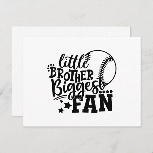 小兄弟最大のファン野球 ポストカード (正面/裏面)