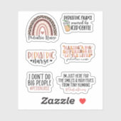 小児おもしろいナースステッカーパック、Pu看護 シール (シート)