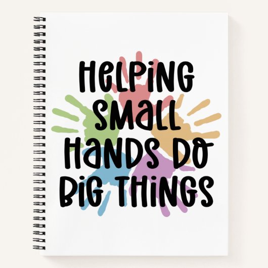 小児から職業セラピストへの贈与 ノートブック (正面)