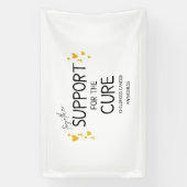 小児がんが一緒になって治癒バナー徴候をサポートする 横断幕 (縦)