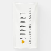 小児がんの支援。バナー 横断幕 (縦)