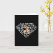 小児がんを克服したスーパーヒーロー カード (黄色い花)