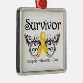 小児がんを克服したフローラデコ メタルオーナメント (右)