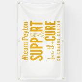 小児がんカスタムバナー屋外標識 横断幕 (縦)