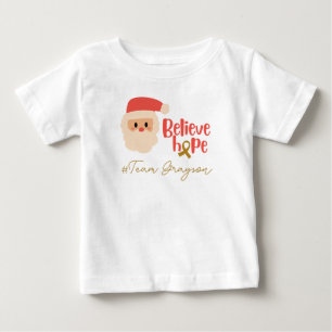 小児がんカスタムベビーTシャツ ベビーTシャツ