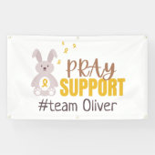 小児がんカスタム名バナー屋外 横断幕 (横)