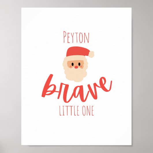 小児がんクリスマスカスタムプリントポスター ポスター (正面)