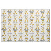 小児がんハート ファブリック (ファットクウォーター)