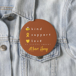 小児がんパーソナライズされた名ボタン 缶バッジ