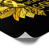 小児がんヒマワリ9月We衣服行く ポスター (角)