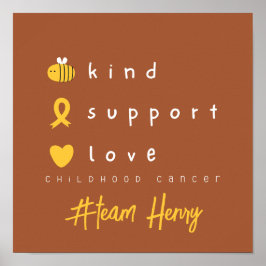 小児がんポスパーソナライズされたタープリント徴候 ポスター