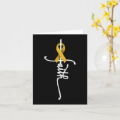 小児がん信仰小児がん認識度 カード (黄色い花)