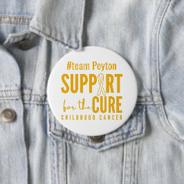 小児がん名前をカスタムする支援治療ボタン 缶バッジ