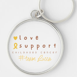 小児がん名前をカスタムする キーホルダー