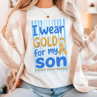 小児がん啓発Tシャツ『I Wear Gold for My Child』 Tシャツ
