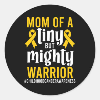 小児がん戦士の小児がん母親 ラウンドシール