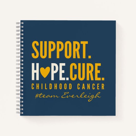 小児がん支援カスタム手帳ジャーナル ノートブック (正面)